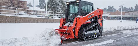 kubota skid steer loader snow removal|Snow Removal Equipment for Kubota Tractors .